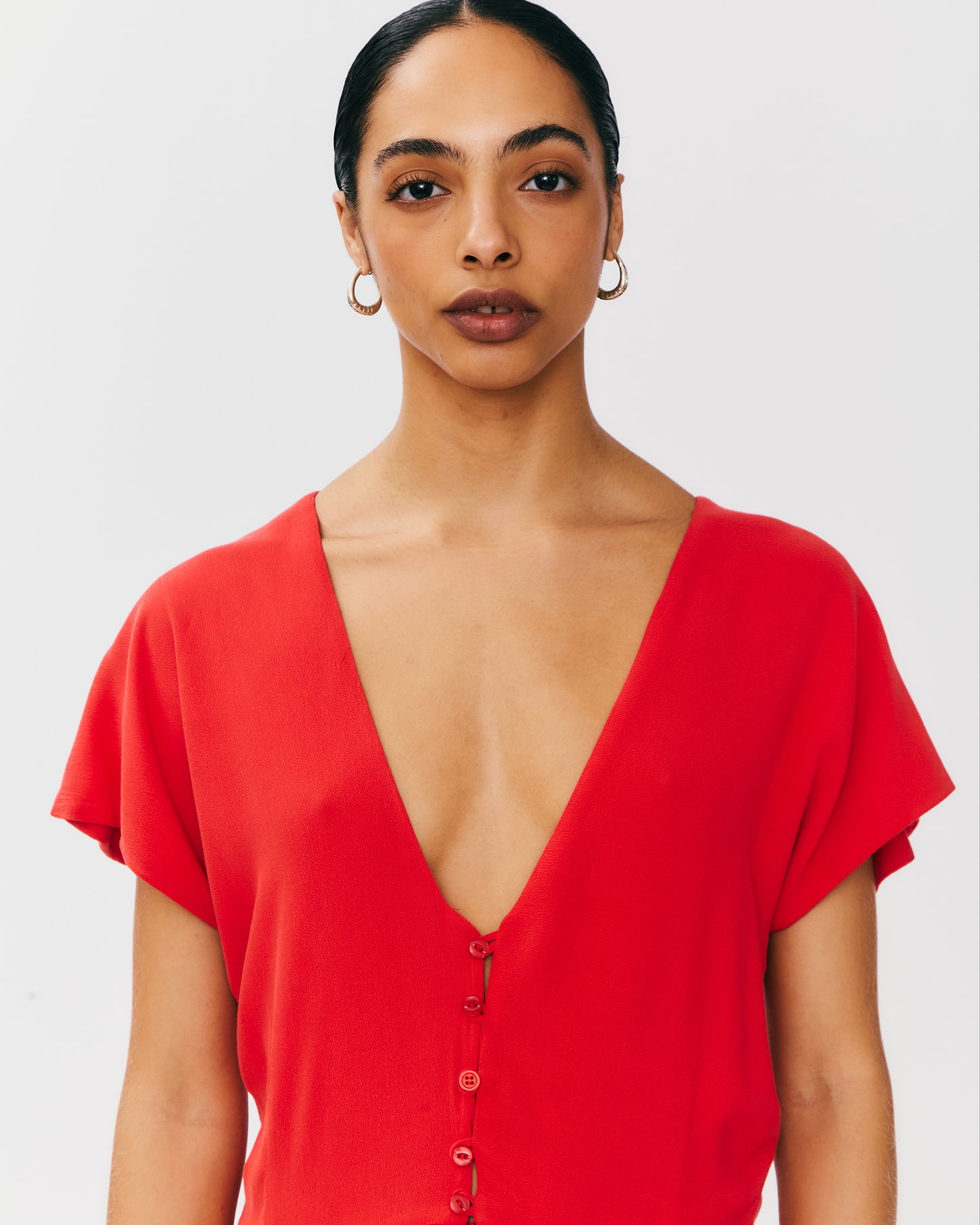 Vestido Sereia Vermelho