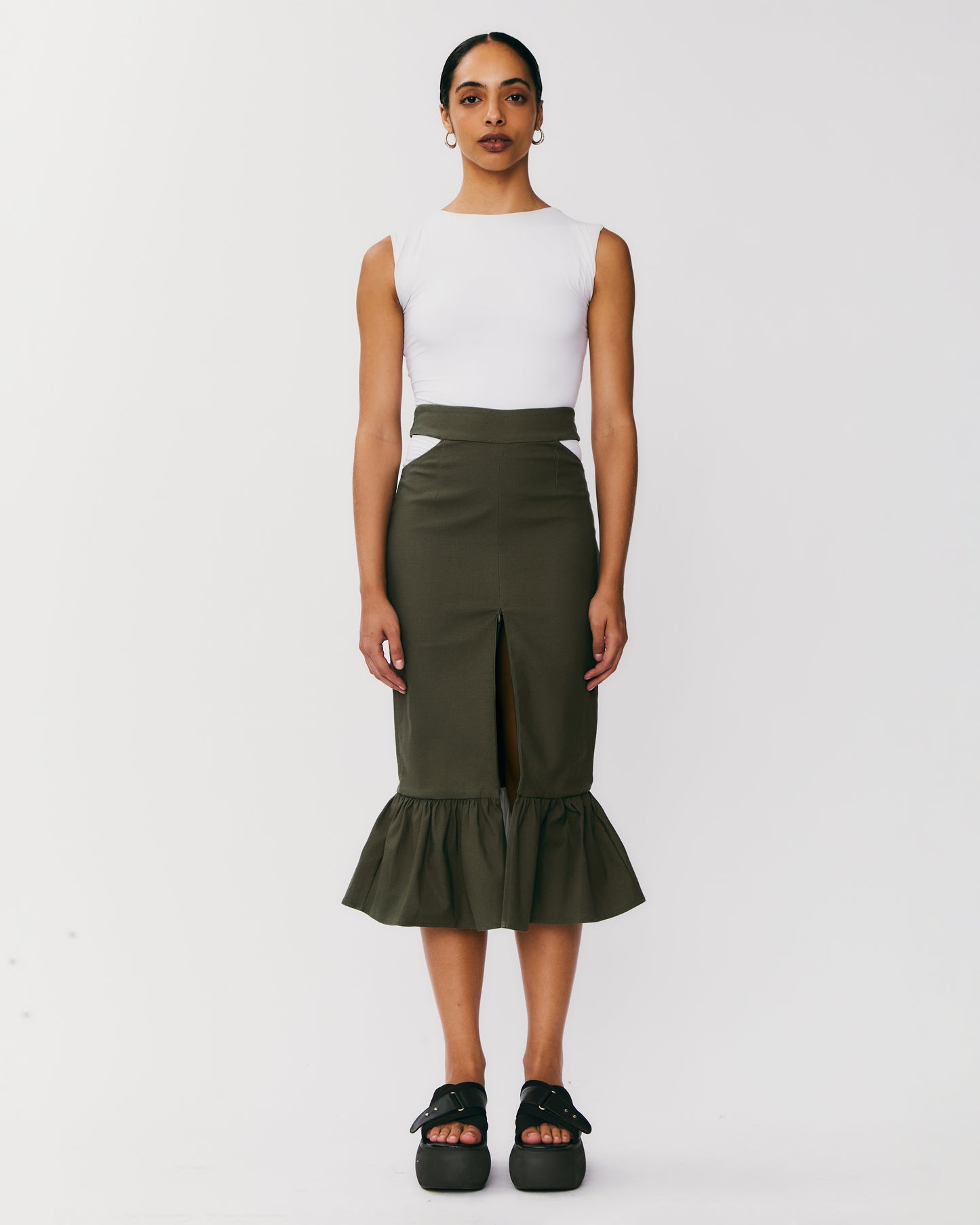 Saia Ida Verde Musgo