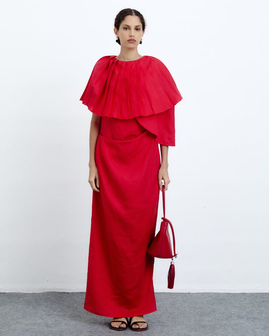 Vestido Vulcão Vermelho