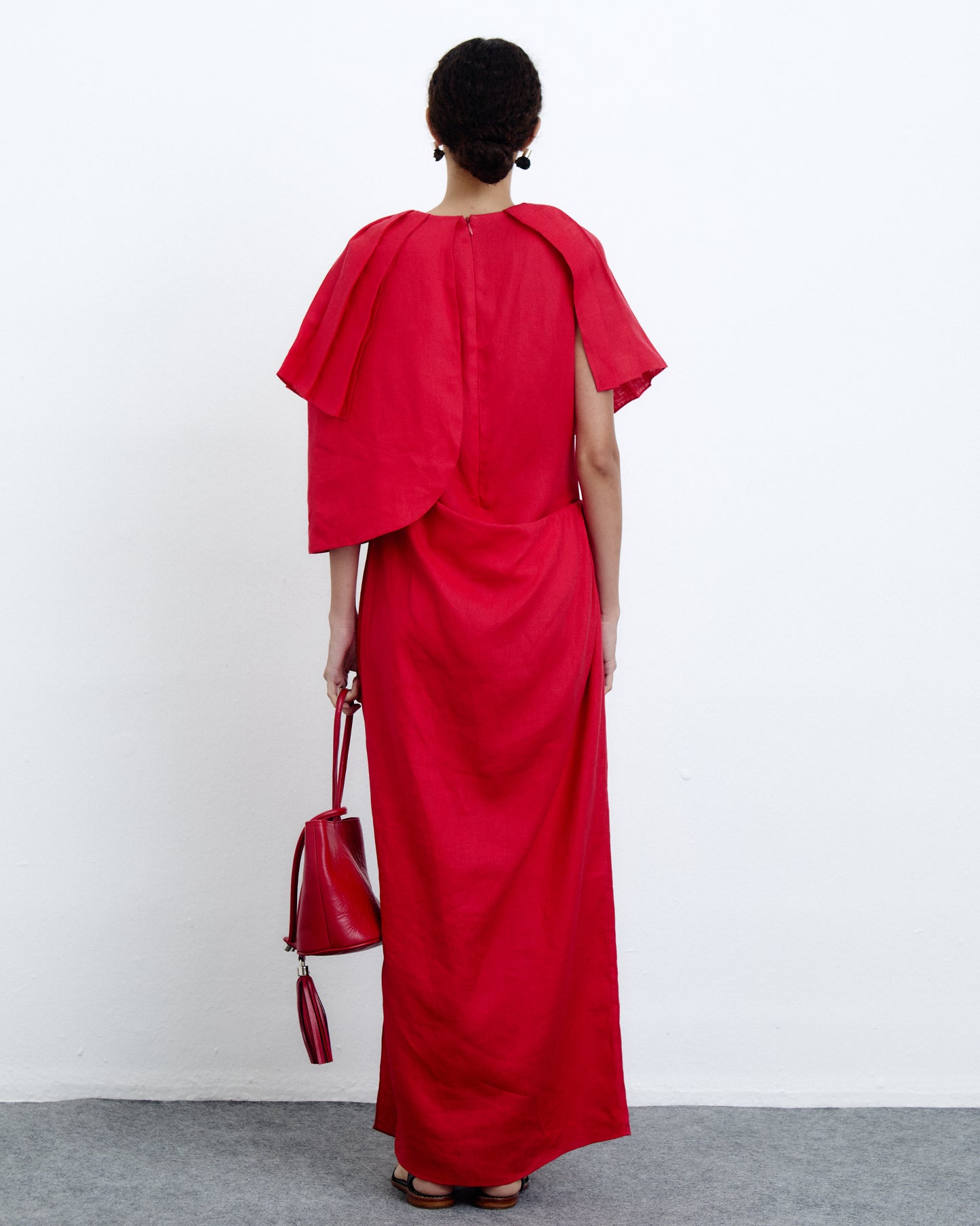 Vestido Vulcão Vermelho